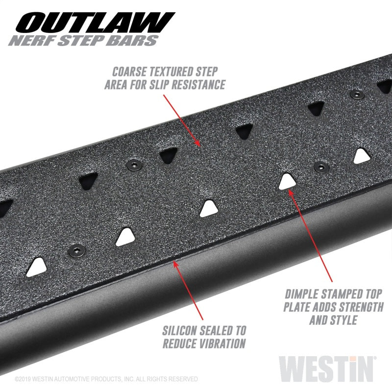 Westin 2019 Dodge Ram Crew Cab ( Excludes 1500 Classic) Outlaw Nerf Step Bars - eliteracefab.com