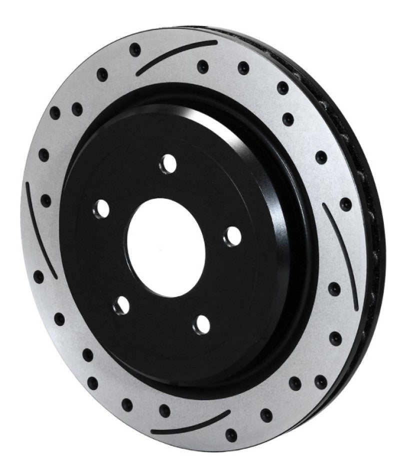 Wilwood Rotor-Rear-SRP-C5/C6 Vette-LH-BLK 12.00 x 1.03 - 5 x 4.75in - eliteracefab.com