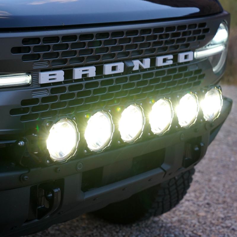 KC HiLiTES 21+ Ford Bronco 39in. Gravity LED Pro6 Light Bar Kit Front Bumper - eliteracefab.com
