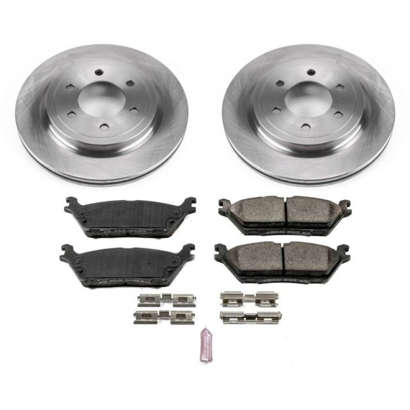 Power Stop 2018 Ford Expedition Rear Autospecialty Brake Kit - eliteracefab.com