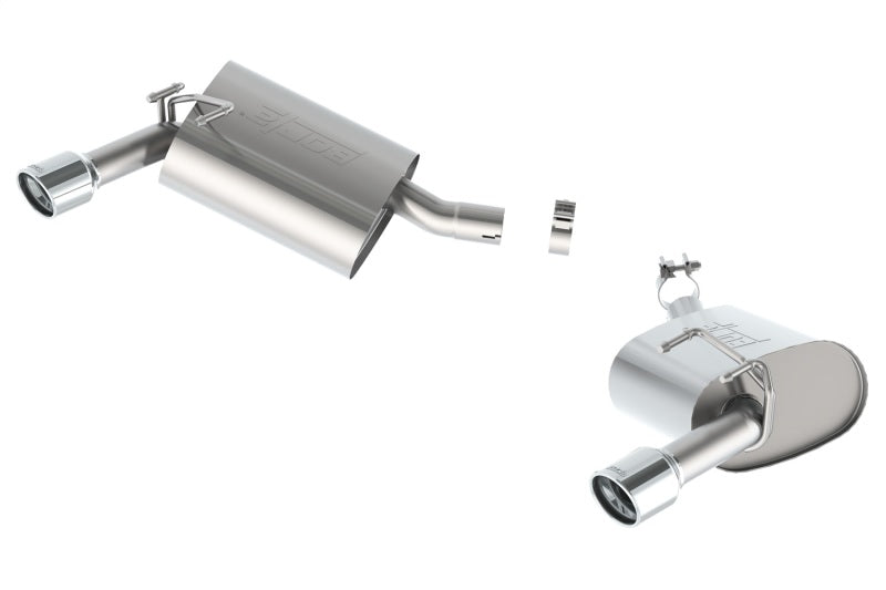 Borla 14-15 Chevy Camaro 3.6L V6 RWD Single Split Rr Exit Touring Exhaust (rear section only) - eliteracefab.com