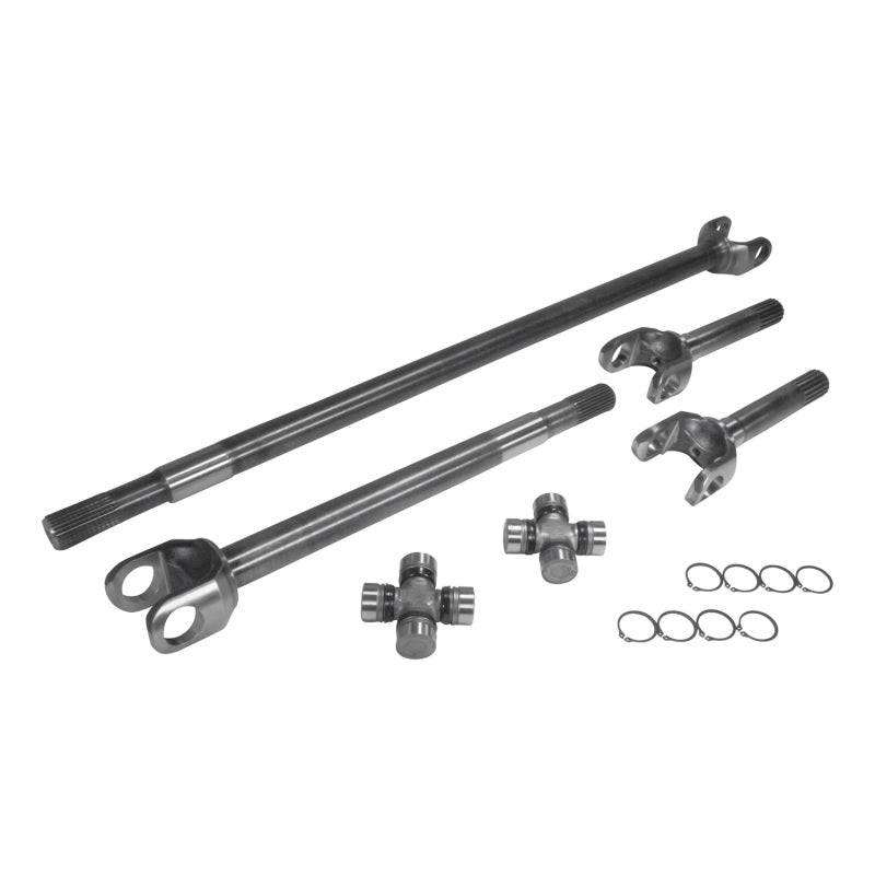 Yukon Gear Front 4340 Chrome-Moly Replacement Axle Kit For 79-87 GM 8.5in 1/2 Ton Truck and Blazer