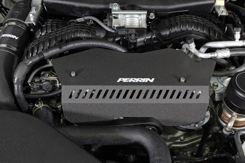 Perrin 2022+ Subaru WRX Pulley Cover - Black - eliteracefab.com