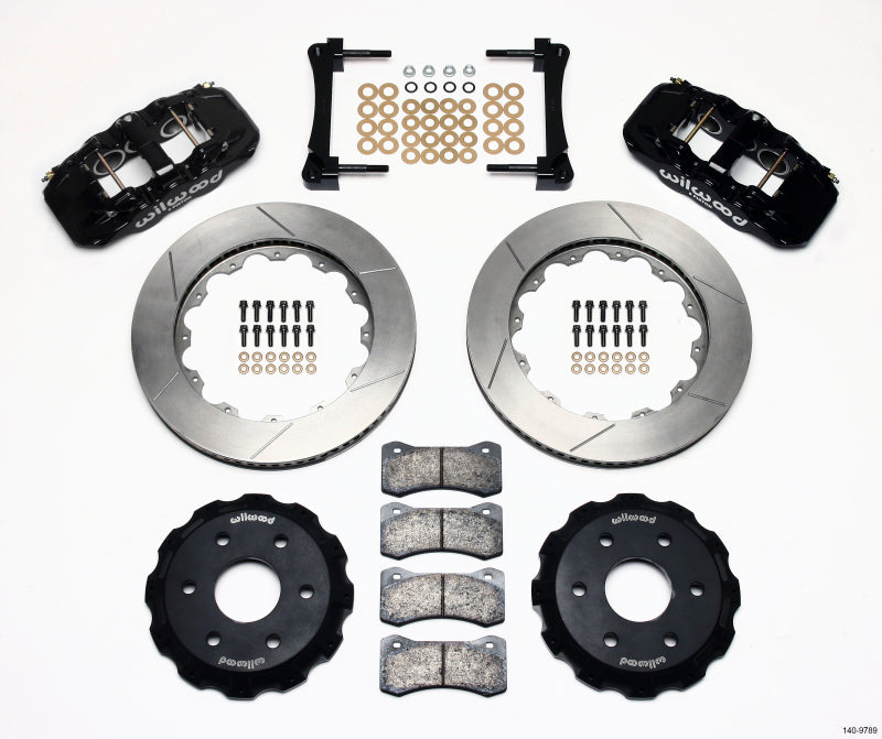 Wilwood AERO6 Front Truck Kit 14.25in 1999-2014 GM Truck/SUV 1500 - eliteracefab.com