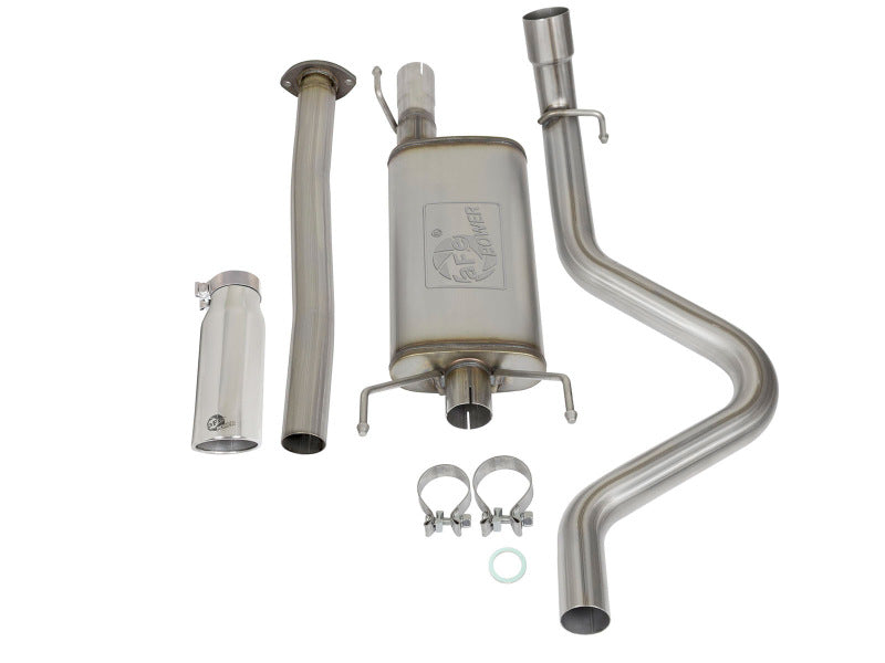 aFe MACH Force XP Cat-Back Stainless Steel Exhaust Syst w/Polished Tip Toyota Tacoma 05-12 L4-2.7L - eliteracefab.com