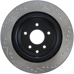STOPTECH 06-07 350Z / 05-07 G35 / 06-07 G35X SPORTSTOP SLOTTED & DRILLED REAR RIGHT ROTOR, 127.42088R - eliteracefab.com
