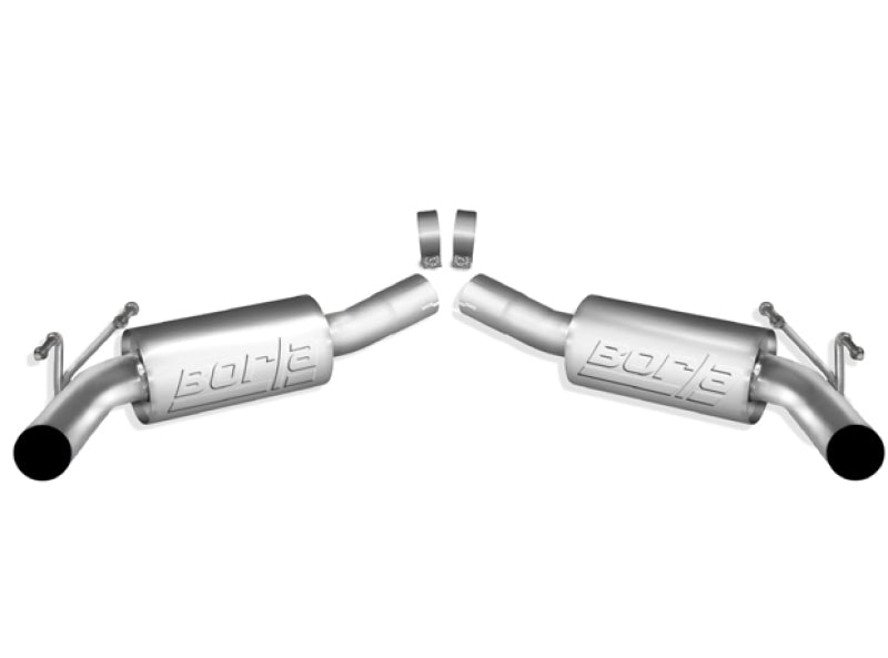 Borla 2010 Camaro 6.2L ATAK Exhaust System w/o Tips works With Factory Ground Effects Package (rear - eliteracefab.com