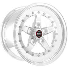 Load image into Gallery viewer, Weld Weldstar 15x8 / 5x4.75 BP / 4.5in. BS Polished Wheel - Non-Beadlock