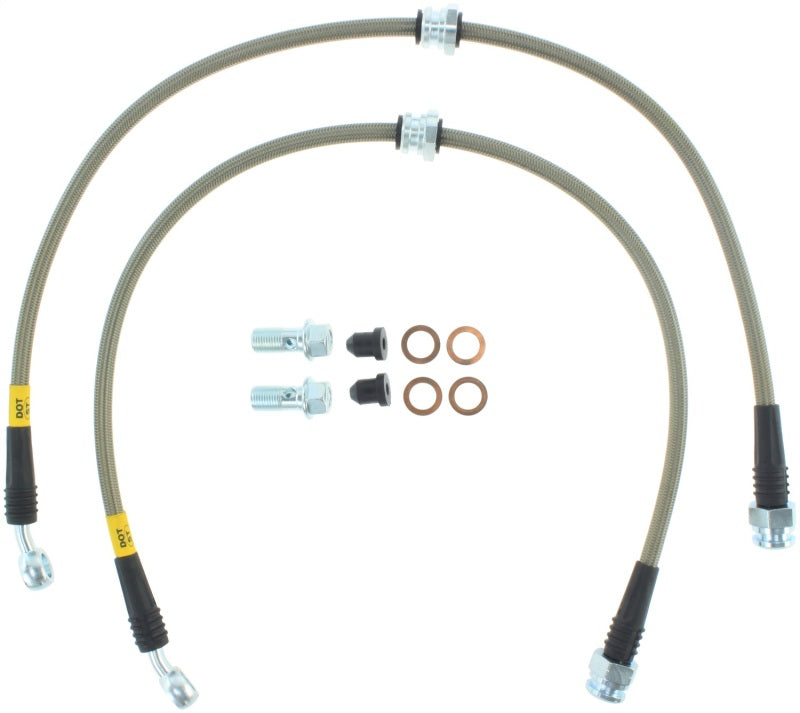 StopTech Stainless Steel Rear Brake lines for 03 MazdaSpeed Protege - eliteracefab.com