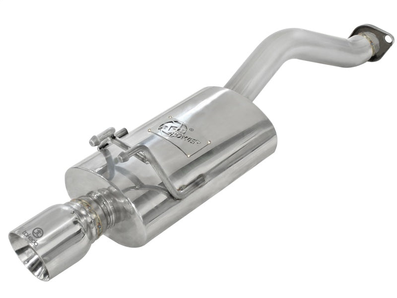 aFe Takeda Exhaust 2.5in Dia 304SS Axle-Back w/Polished Tip 06-11 Honda Civic EX Sedan L4 1.8L - eliteracefab.com