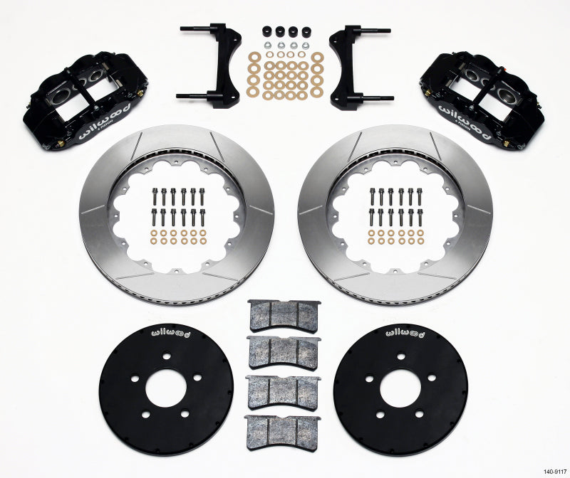 Wilwood Narrow Superlite 6R Front Hat Kit 14.00in 1994-2004 Mustang - eliteracefab.com