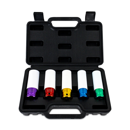 Mishimoto 1/2in. Wheel Nut Socket Set - 5pc - eliteracefab.com