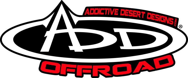 Addictive Desert Designs 1-5/16in Winch Fairlead Plate w/ Recessed Round End Hook - Black - eliteracefab.com
