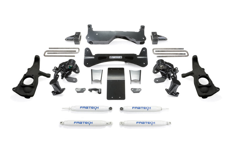 Fabtech 11-192500HD Chevy Silverado/GMC Sierra 6″ RTS® SYSTEM W/ PERFORMANCE SHOCKS – K1046