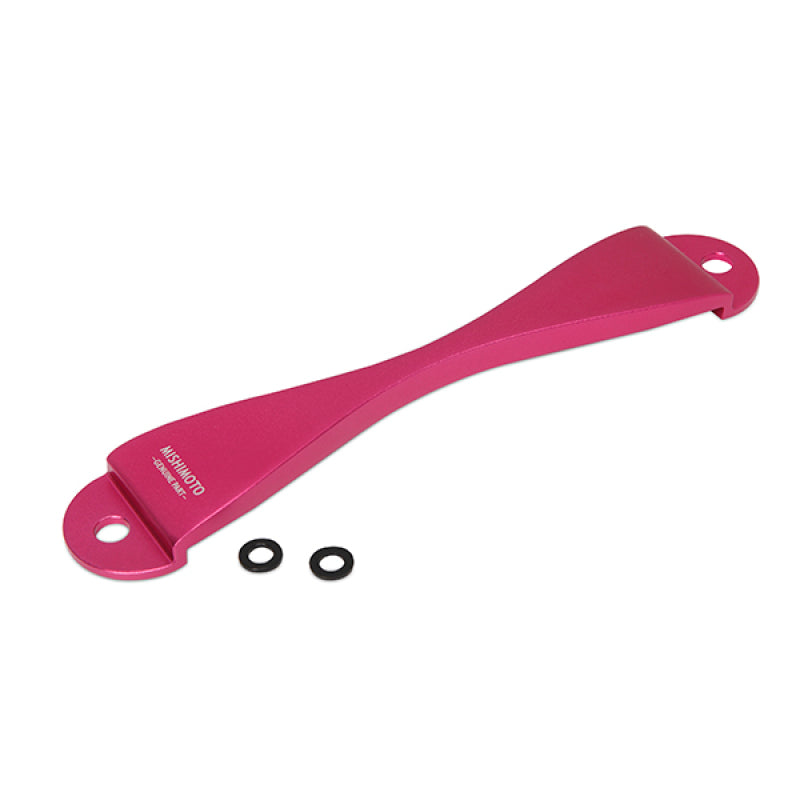 Mishimoto Subaru CNC Battery Tie-Down - Pink Mishimoto