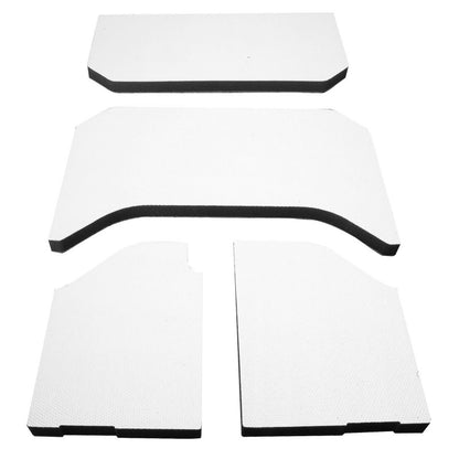 DEI 07-10 Jeep Wrangler JK 4-Door Boom Mat Headliner - 4 Piece - White DEI