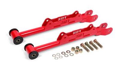 BMR REAR LOWER CONTROL ARMS DOM NON-ADJ DELRIN RED (10-15 CAMARO) - eliteracefab.com