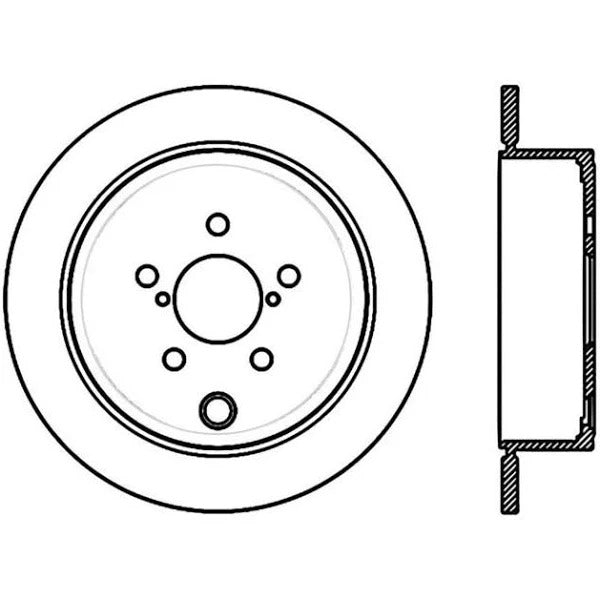 STOPTECH 09-10 SUBARU FORESTER / 08-10 IMPREZA/WRX REAR CRYO-STOP ROTOR, 120.47029CRY - eliteracefab.com