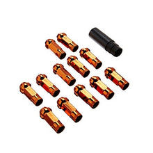 Load image into Gallery viewer, WHEEL MATE MUTEKI SR48 OPEN END LUG NUTS – ORANGE 12×1.25 48MM **SPECIAL** ORDER – MIN ORDER 60 SETS - eliteracefab.com