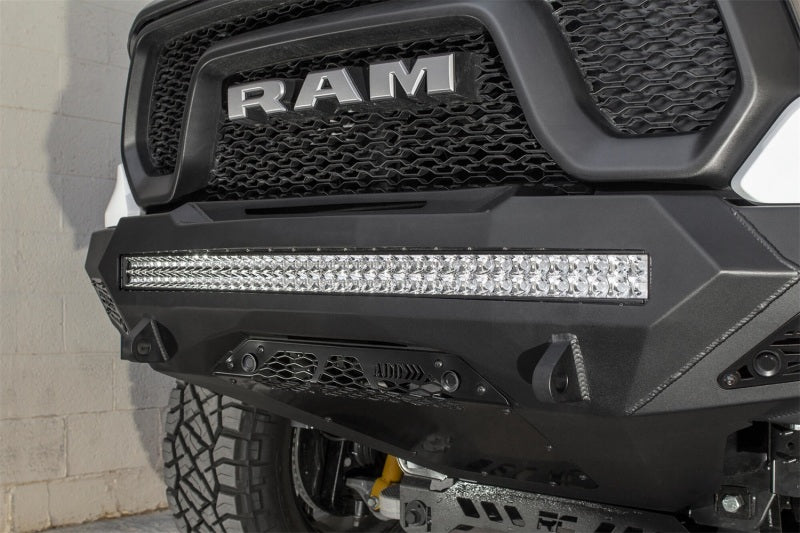 Addictive Desert Designs 2019 Ram Rebel 1500 Stealth Fighter Fr Bumper w/Parking Sensor Cutouts Addictive Desert Designs
