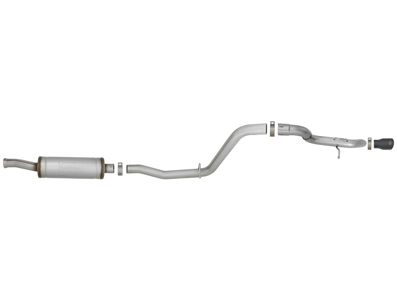 aFe MACH Force-Xp 2.5in 409SS Catback High-Tuck Exhaust 18-21 Jeep (JL) 3.6L 4-Door - Black Tip aFe