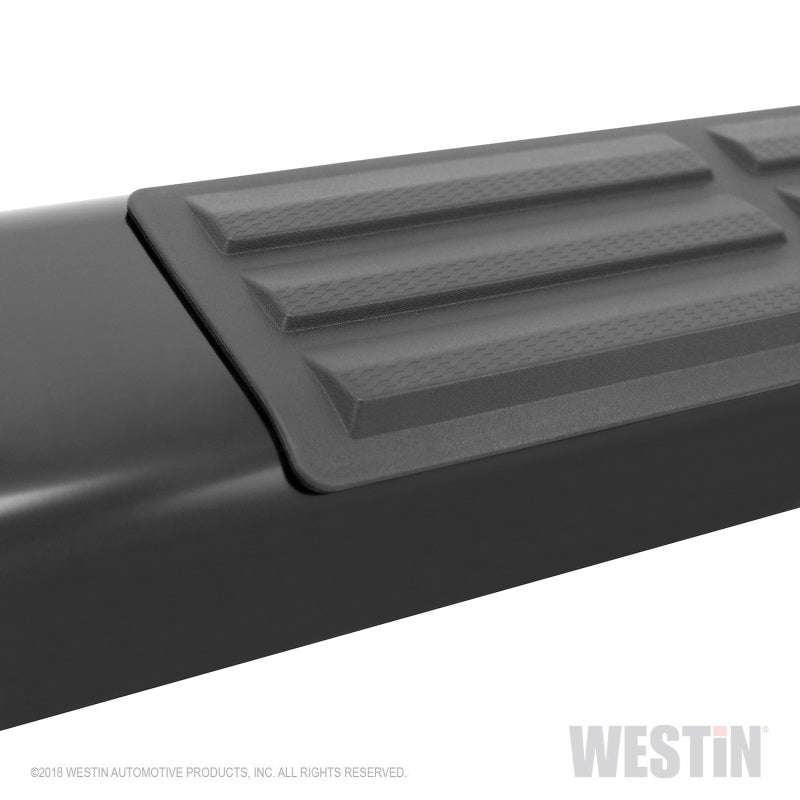 Westin Premier 6 in Oval Side Bar - Mild Steel 75 in - Black - eliteracefab.com