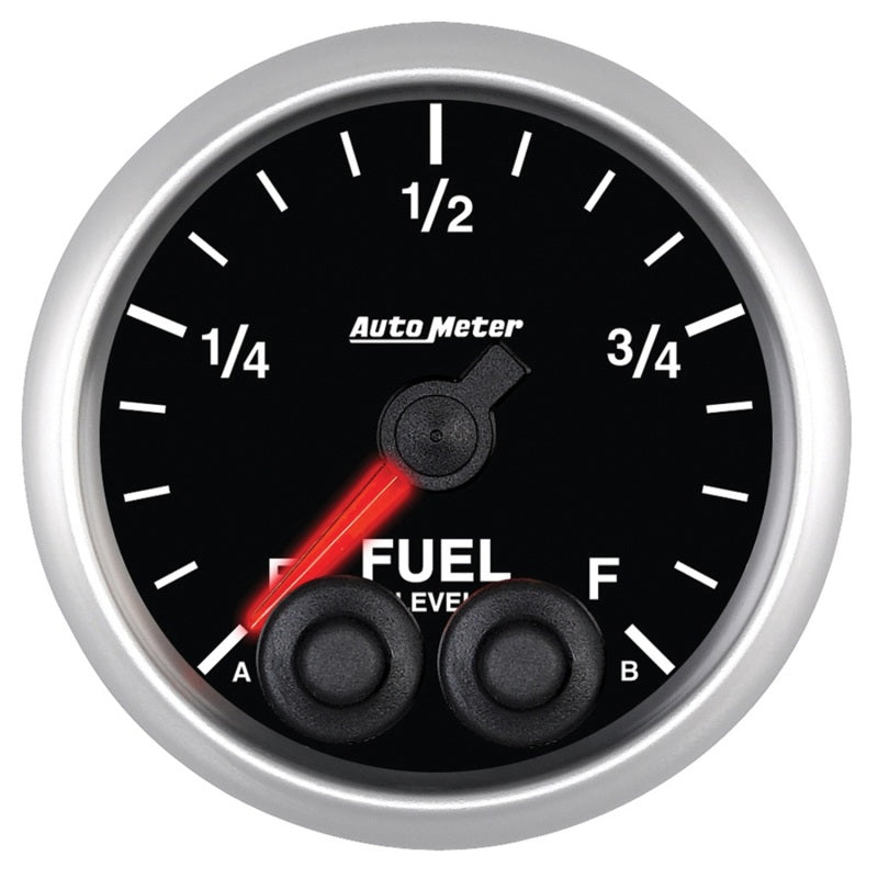 Autometer Elite 52mm 0-280 ohm Full Sweep Electronic Fuel Level Programmable Empty-Full Gauge 5609