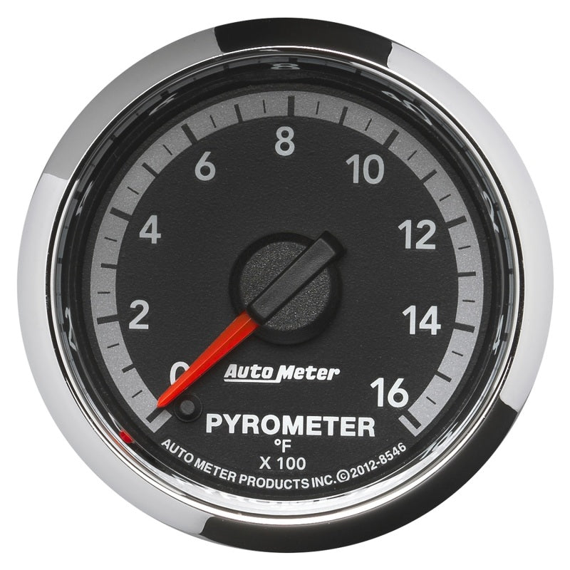 AutoMeter GAUGE; PYRO. (EGT); 2 1/16in.; 1600deg.F; STEPPER MOTOR; RAM GEN 4 FACT. MATCH Ram - eliteracefab.com