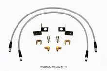 Load image into Gallery viewer, Wilwood Flexline Kit 30 inch -3 3/8-24 IF 1/8 NPT 90 Degree - eliteracefab.com