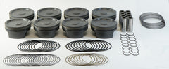 Mahle MS Piston Set GM LS 427ci 4.125in Bore 4in Stk 6.125in Rod .927 Pin -25cc 9.9 CR Set of 8