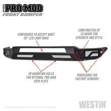 Load image into Gallery viewer, Westin 2019 Dodge Ram 1500 ( Excludes 1500 Classic &amp; Rebel Models ) Pro-Mod Front Bumper - eliteracefab.com