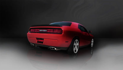 Corsa 09-10 Dodge Challenger R/T 5.7L V8 Manual Polished Xtreme Cat-Back Exhaust CORSA Performance