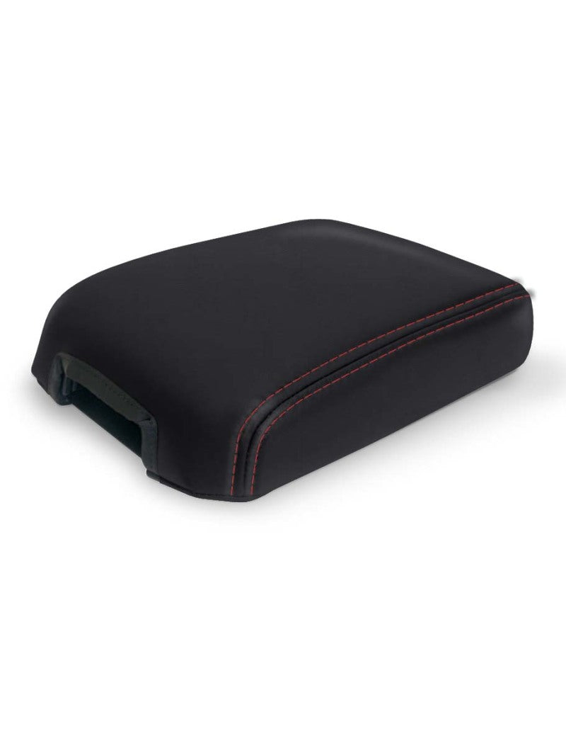 PRP 2016+ Center Console Cover Toyota Tacoma - Black with Red Stitching B102-01