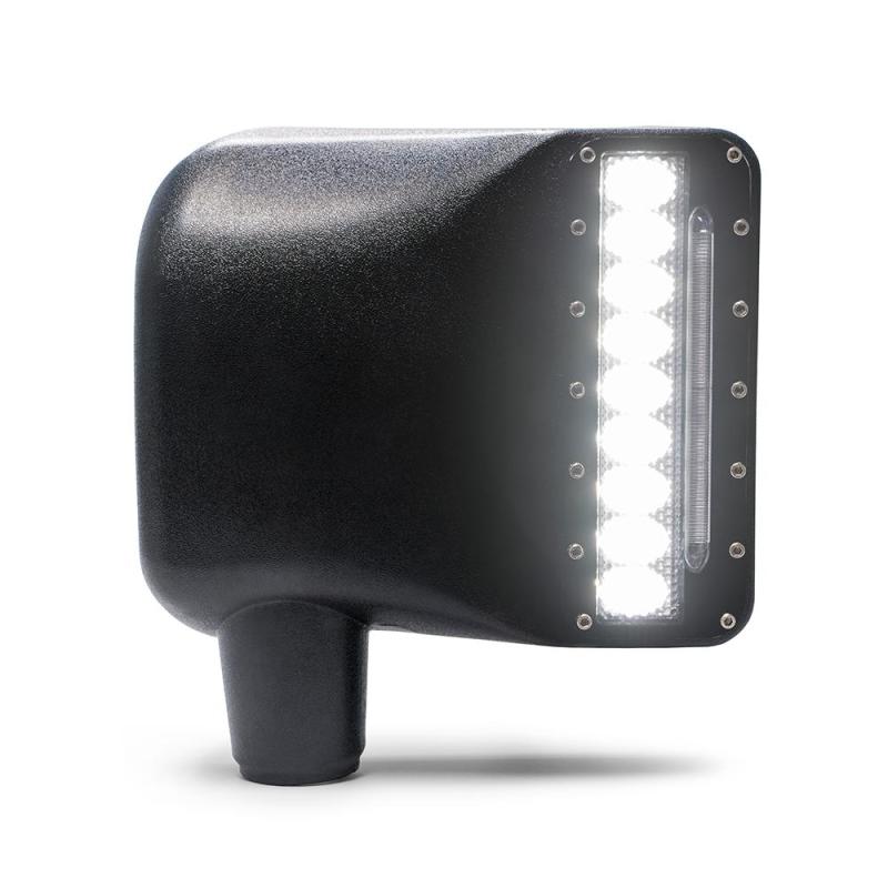 DV8 Offroad 07-18 Jeep Wrangler JK LED Mirror Housing w/ Turn Signal Option - eliteracefab.com