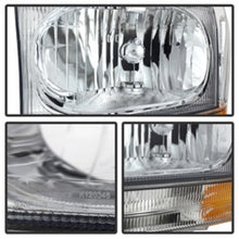 Load image into Gallery viewer, Xtune Ford F250/350/450 Superduty 99-04 Crystal Headlights w/ Bumper Lights HD-JH-FF25099-AM-C - eliteracefab.com