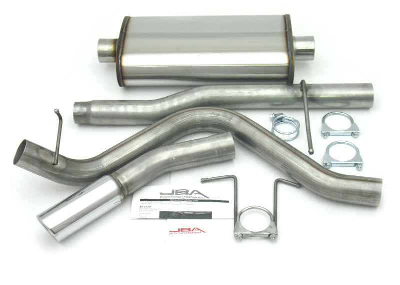 JBA 01-03 Ford F-150 Super Crew 4.6L/5.4L 409SS Pass Side Single Exit Cat-Back Exhaust JBA