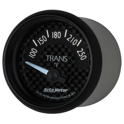 Autometer GT Series 52mm Short Sweep Electronic 100-250 Deg F Transmission Temperature 8049