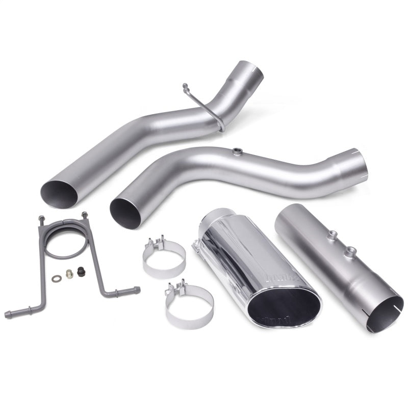 Banks Power 17+ GM Duramax L5P 2500/3500 Monster Exhaust System - SS Single Exhaust w/ Chrome Tip - eliteracefab.com