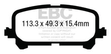 Load image into Gallery viewer, EBC 14+ Acura MDX 3.5 Ultimax2 Rear Brake Pads - eliteracefab.com