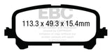 EBC Ultimax2 Rear Brake Pads - UD1724