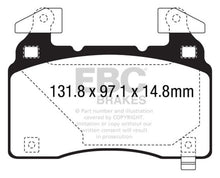 Load image into Gallery viewer, EBC 14+ Cadillac CTS Vsport 3.6 Twin Turbo Redstuff Front Brake Pads - eliteracefab.com