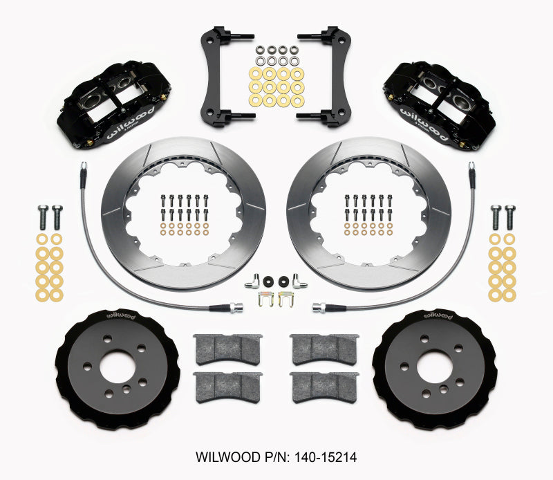 Wilwood Narrow Superlite 6R Front Hat Kit 12.88in 2014-2015 Mini Cooper w/Lines Wilwood