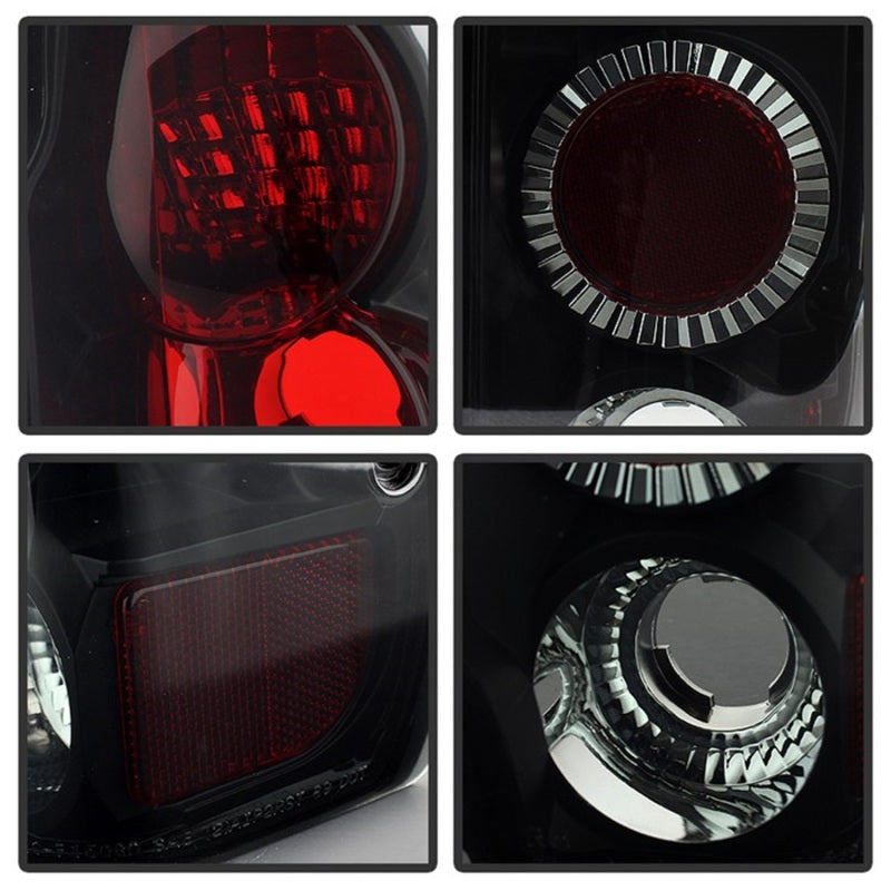 Spyder Ford F150 87-96/Ford Bronco 88-96 Euro Style Tail Lights Black Smoke ALT-YD-FF15089-BSM - eliteracefab.com