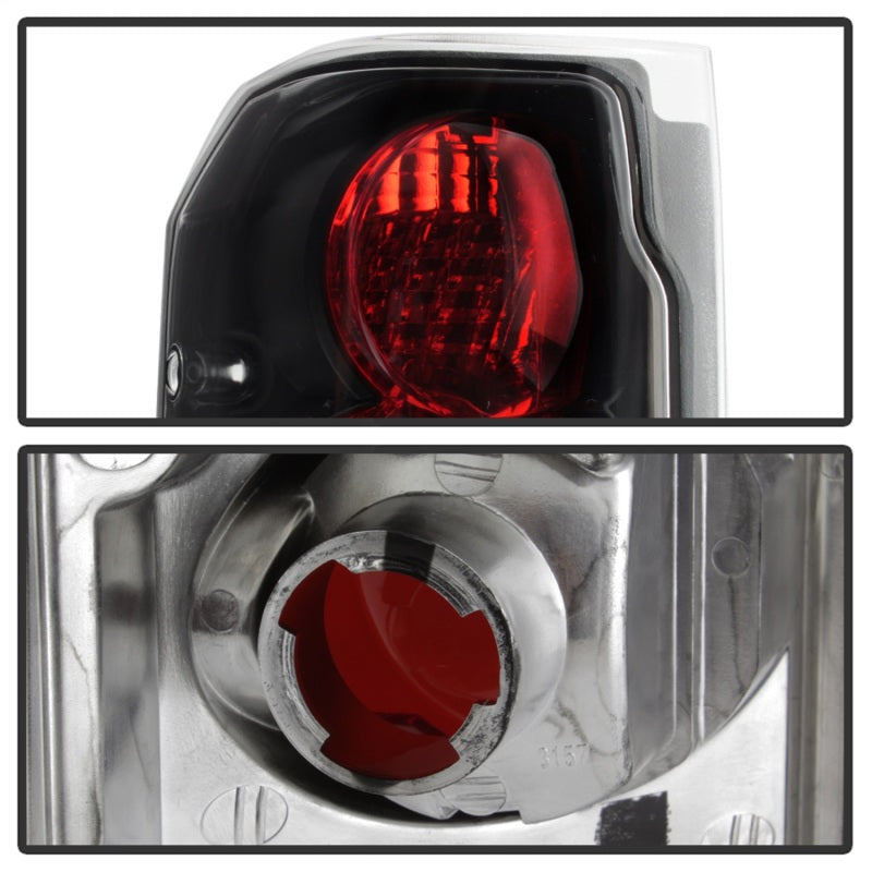 Spyder Ford F150 87-96/Ford Bronco 88-96 Euro Style Tail Lights Black ALT-YD-FF15089-BK - eliteracefab.com