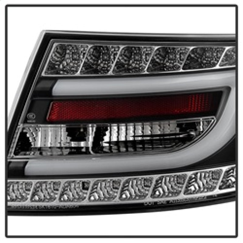 Spyder Audi A6 05-08 4Dr Sedan Only Version 2 Light Bar LED Tail Lights Blk ALT-YD-AA605V2-LBLED-BK - eliteracefab.com