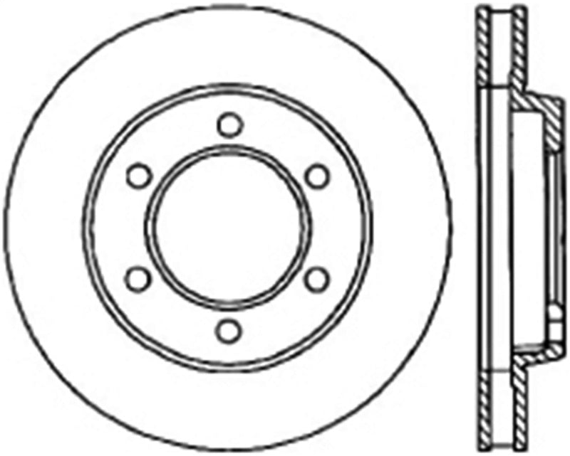 StopTech Slotted & Drilled Sport Brake Rotor Stoptech