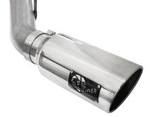 Load image into Gallery viewer, aFe Atlas Exhaust 4in DPF-Back Exhaust Aluminized Steel Polished Tip 11-14 ford Diesel Truck V8-6.7L - eliteracefab.com