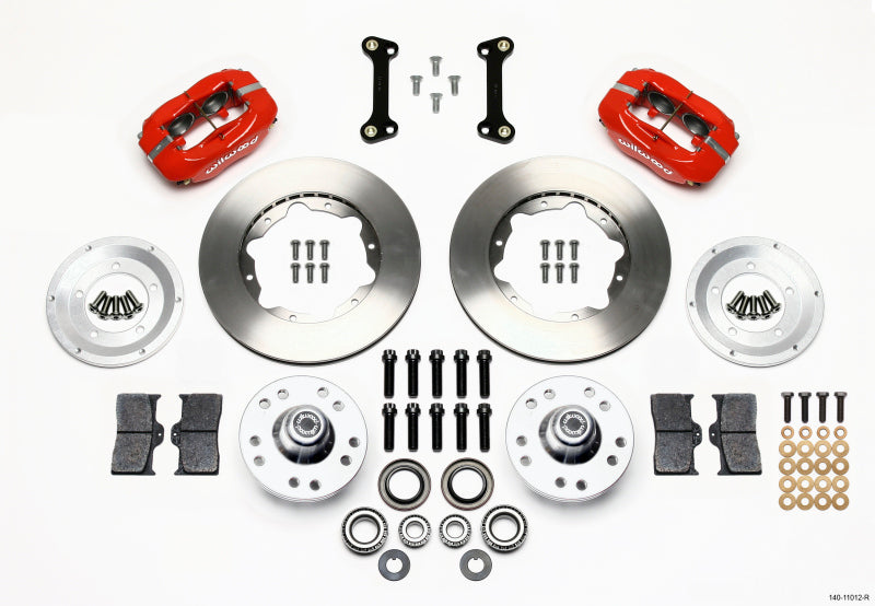 Wilwood Forged Dynalite Front Kit 11.00in Red 82-92 Camaro//Firebird Wilwood