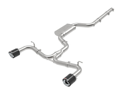 aFe MACHForce XP 3in-2.5in SS Exhaust Cat-Back 18-19 Volkswagen GTI (MK7.5) L4-2.0L (t) - Carbon aFe