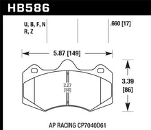 Load image into Gallery viewer, Hawk AP Racing CP7040 HPS Street Brake Pads - eliteracefab.com